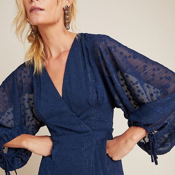 Anthropologie: Leigh Wrap Maxi Dress - Picture 2 of 3